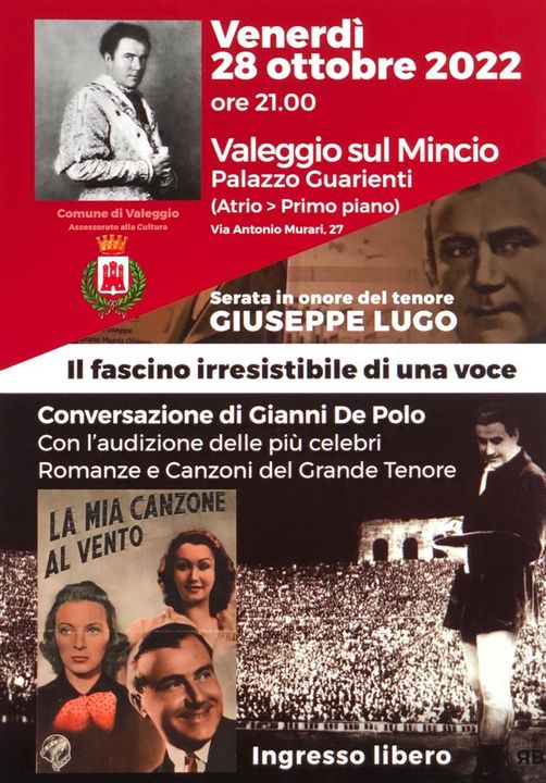 Successo della serata dedicata al tenore Giuseppe Lugo