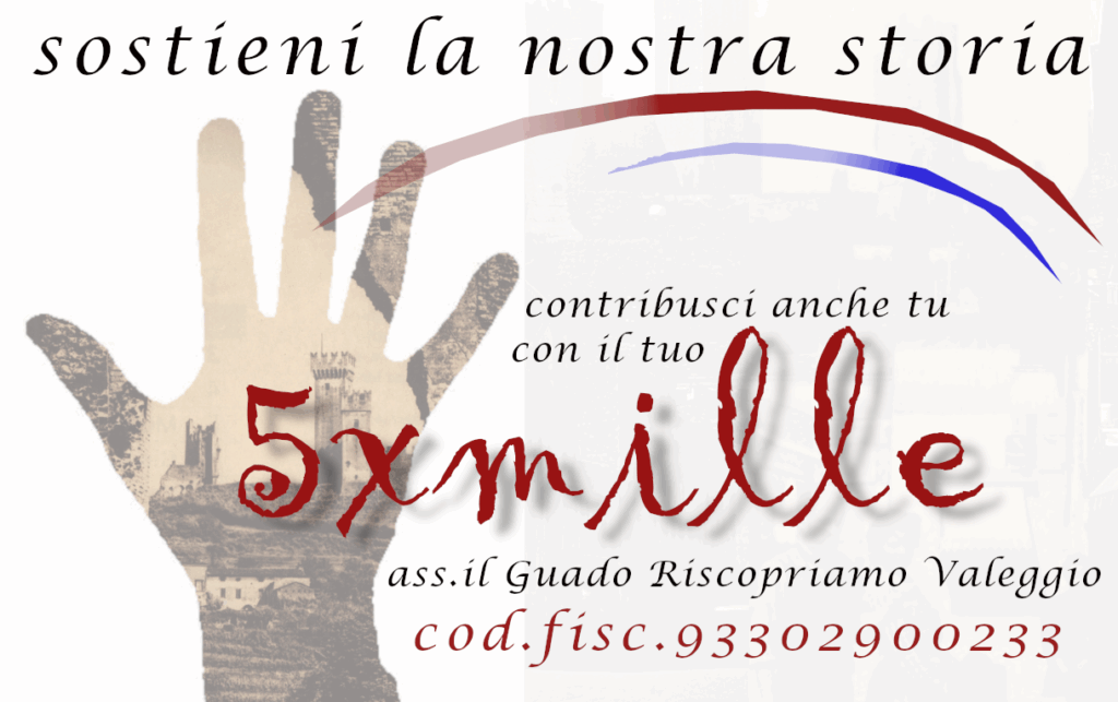 Preservare la nostra storia locale. Con il 𝟱𝘅𝟭𝟬𝟬𝟬 puoi sostenerci nel lavoro di ricerca, conservazione e divulgazione del nostro patrimonio storico. 🫵🏻Contribuisci anche tu a far crescere la consapevolezza per il nostro passato. 🙏🏻Grazie per il tuo sostegno. #ilGuado #valeggiosulmincio #5x1000 #tuttaunaltrastoria #lunionefalastoria